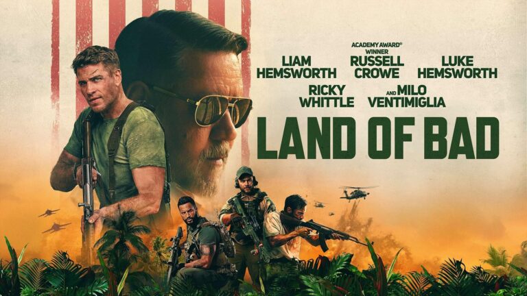 Russell Crowe and Liam Hemsworth's film 'Land of Bad' to premiere on Netflix, available for streaming soon.